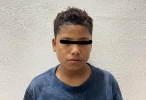 ROJA EL MENOR REPORTADO COMO EXTRAVIADO.