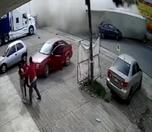 ROJA MOMENTO DEL ACCIDENTE