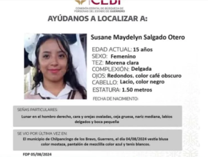 roja Susane Maydelyn Salgado Otero