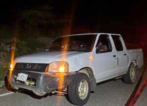 roja la camioneta