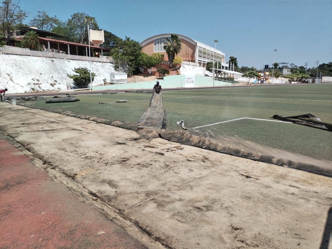 Rehabilitan cancha de la Unidad Deportiva de Ometepec - El Faro de la ...