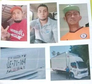 ROJA LAS VICTIMAS Y SU CAMION