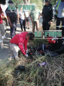 ROJA VÍCTOR SIENDO ATENDIDO