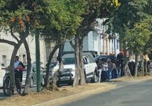 roja el cortejo funebre