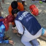 Semar brindó auxilio a adolescente en playa de Zihuatanejo
