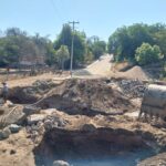 Supervisan avances de puente en Zihuapoloya