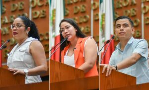CONGRESO Glarifa Prudente, Citlali Calixto y Carlos Eduardo Bello