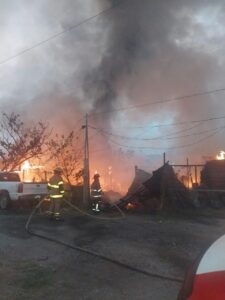 ESTADO incendio en la capital