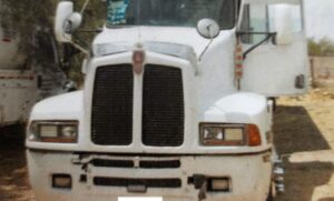 roja el camion
