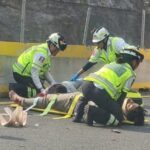 Perecieron 2 motociclistas en la Autopista; hay 4 heridos