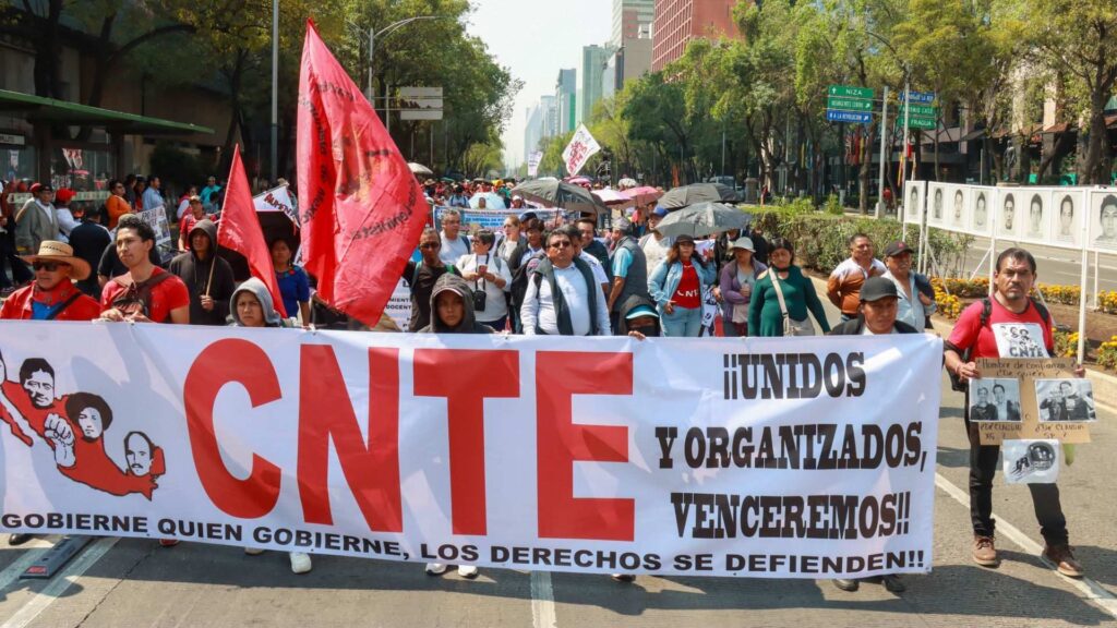 NACIONAL MANIESTACIONES DE LA CNTE