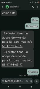 ROJA NUMERO UTILIZADO