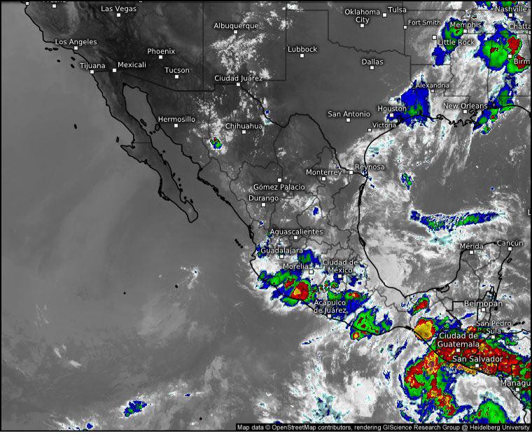 principal imagen de satelite