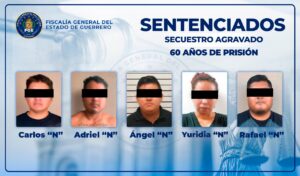 roja Adriel, Rafael, Carlos, Ángel y Yuridia N