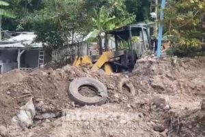 roja la unidad quemada
