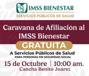 Marquelia.- Jornada de afiliación del IMSS Bienestar