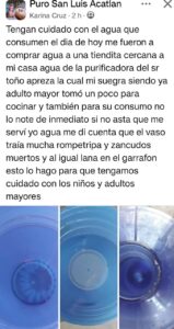 SAN LUIS LA QUEJA EN REDES