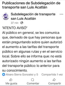SAN LUIS ANUNCIO DE LA SUBDELEGACIÓN