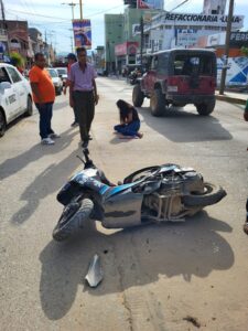 ROJA LA JOVEN LESIONADA