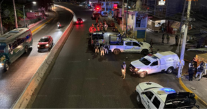 roja despliegue policial